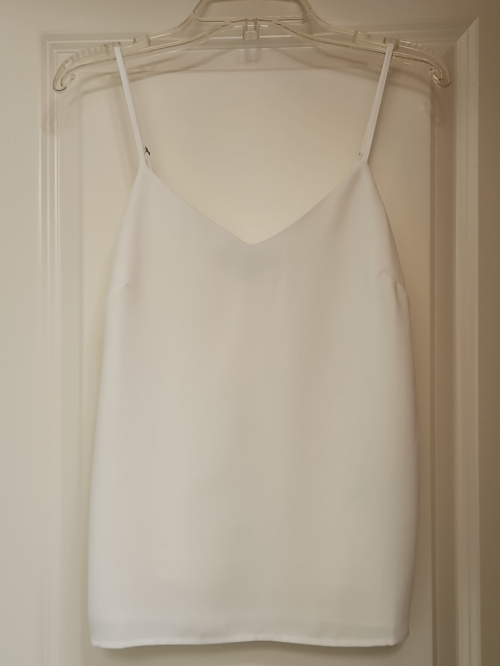 Banana Republic White V-Neck Slip Top